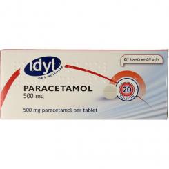 Idyl Paracetamol 500mg 20 Tabletten 